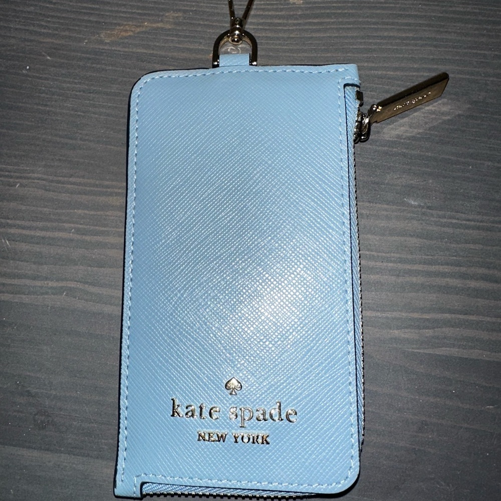 Kate Spade Light Blue ID card colder